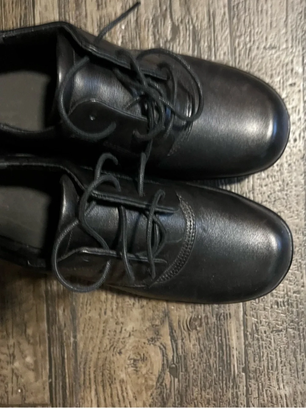 Apex Black Lace-Up Derby Shoes